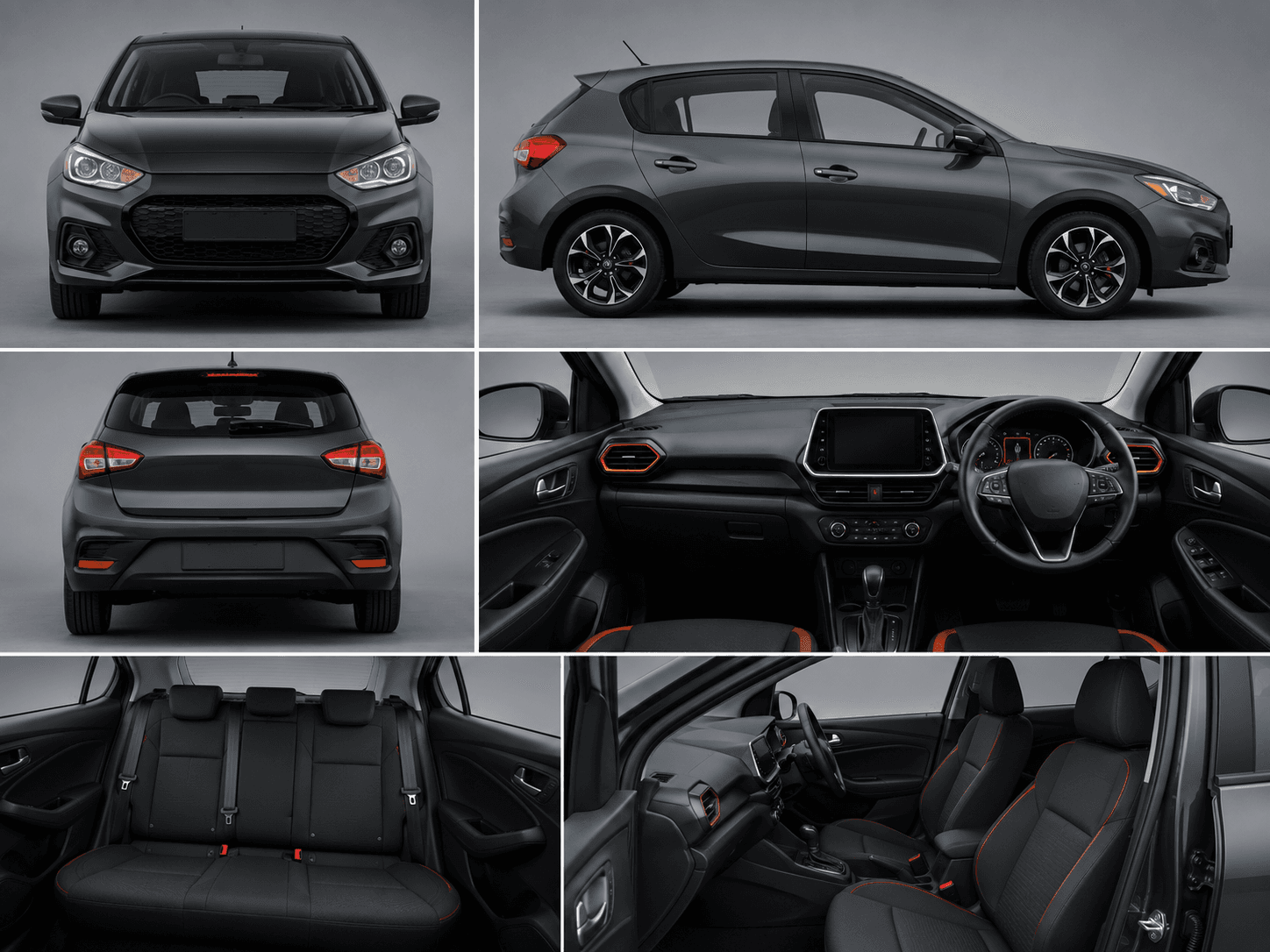 Consistent gallery of the same unbranded vehicle from multiple angles